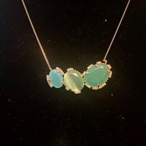Stone & crystal necklace